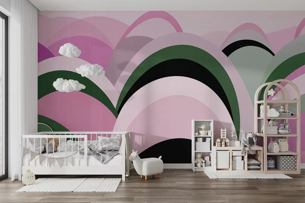 wall murals Апстрактни лукови w04021v2