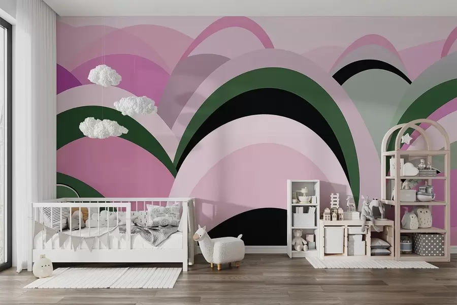 wall murals Апстрактни лукови w04021v2