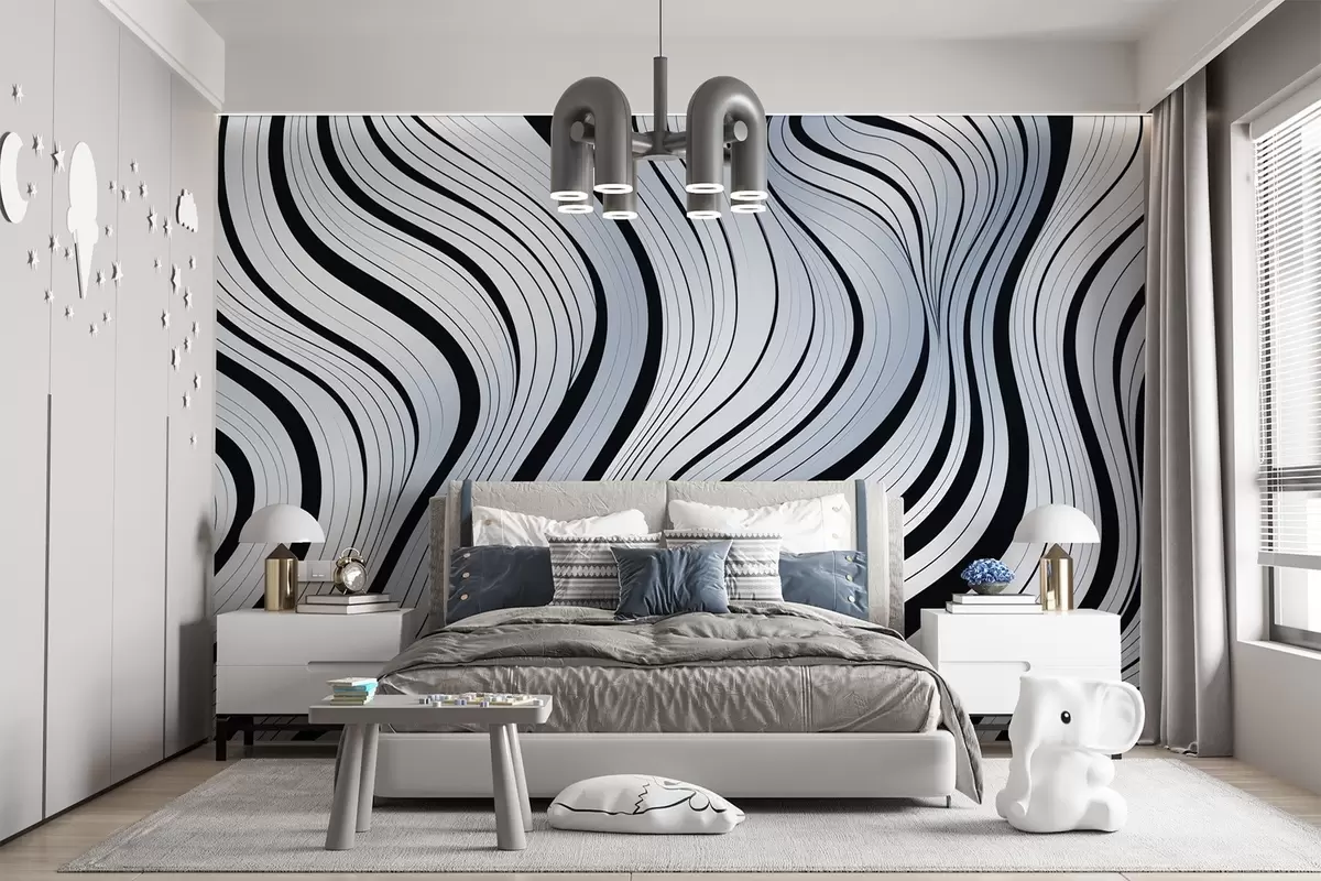 wall murals Апстрактни таласи w04022v1