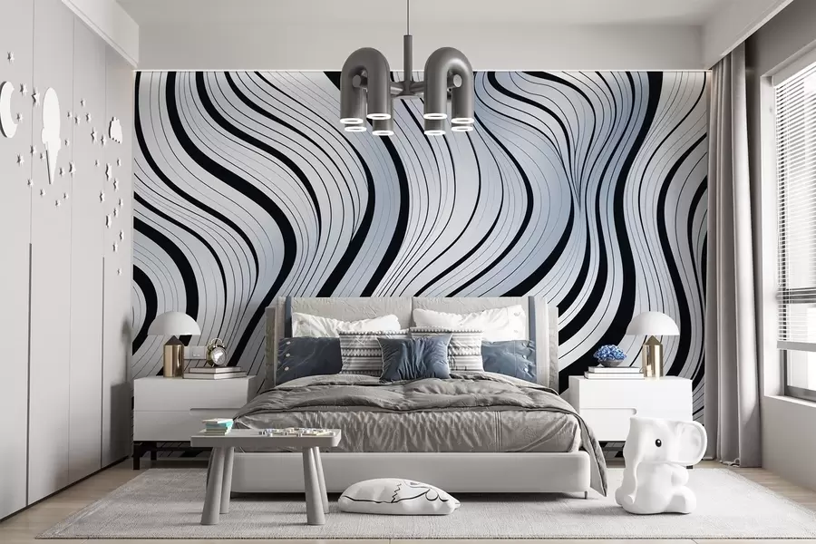 wall murals Апстрактни таласи w04022v1