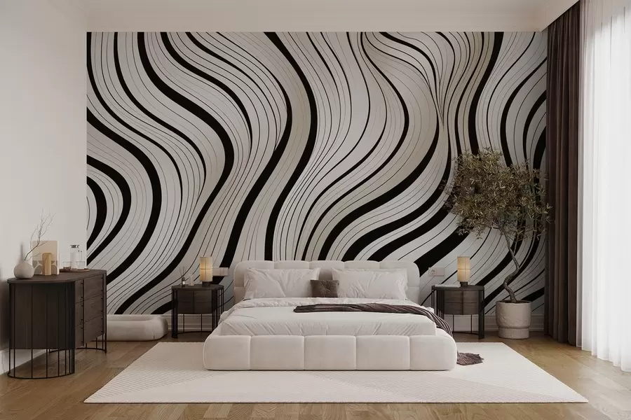 wall murals Апстрактни таласи w04022v2