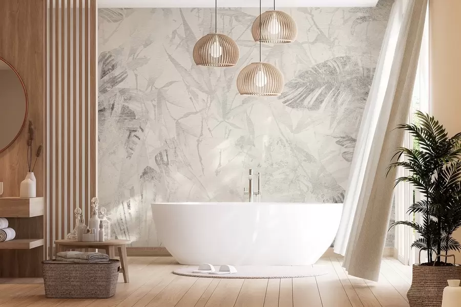 wall murals Цветна апстракција у гранџ стилу са имитацијом абразије w03926