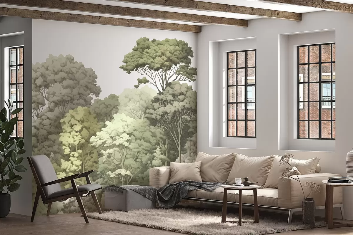 wall murals Шумске круне w04044