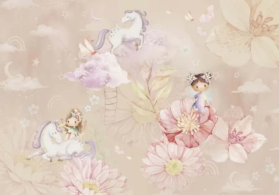 wall murals Виле, виле и једнорог w04051