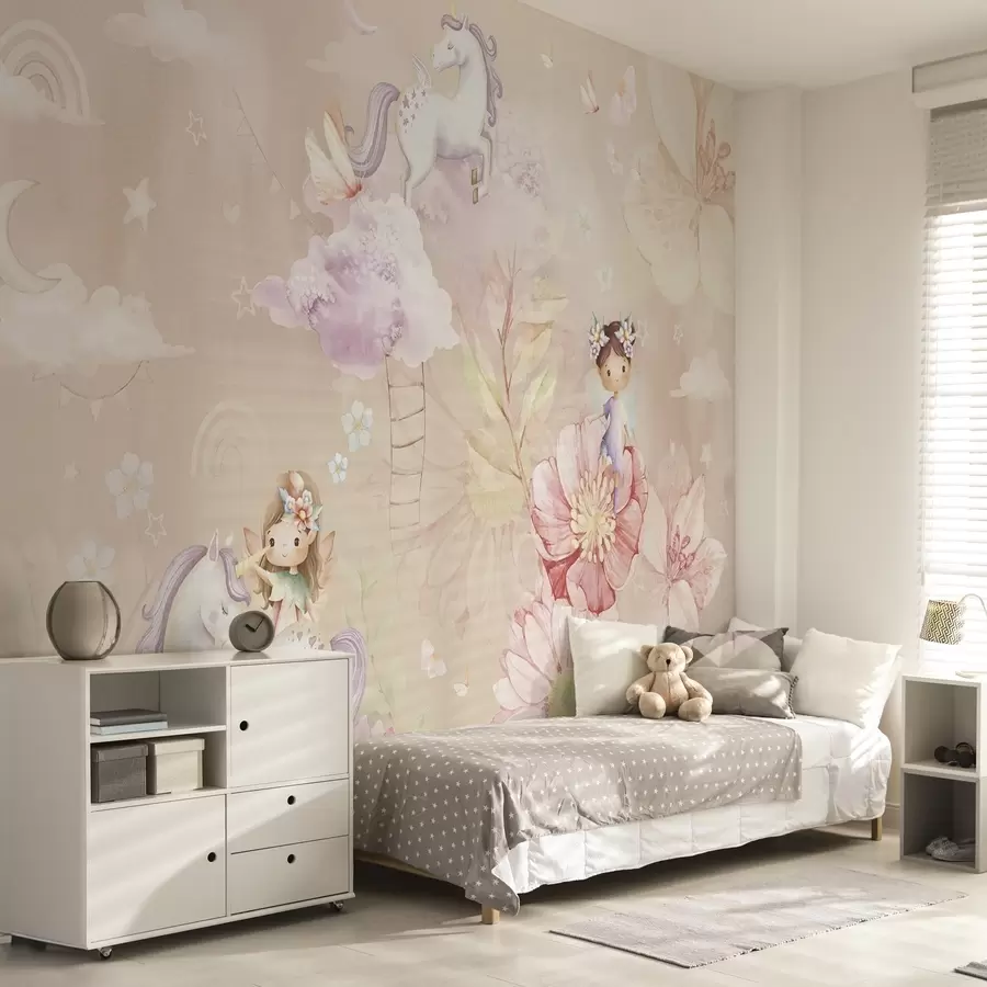 wall murals Виле, виле и једнорог w04051