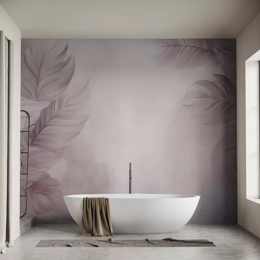 wall murals Пастелно лишће w09175v1