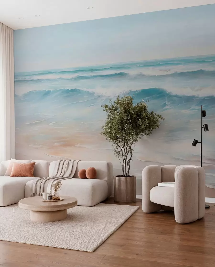 wall murals Слика имитације морског пејзажа w04103