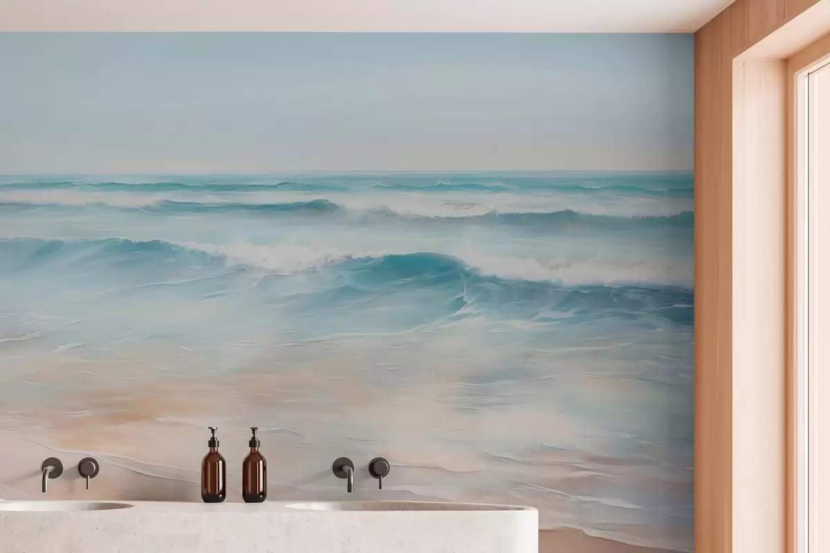 wall murals Слика имитације морског пејзажа w04103