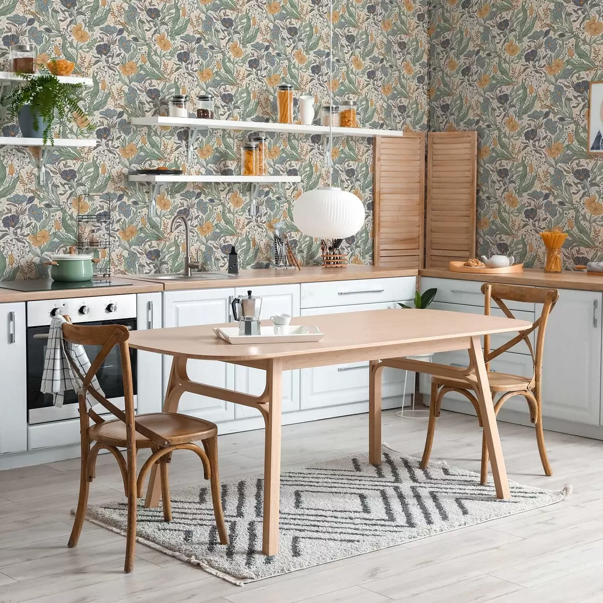 Позадина Ручно цртана илустрација ливадског цвећа у топлим бојама a00180