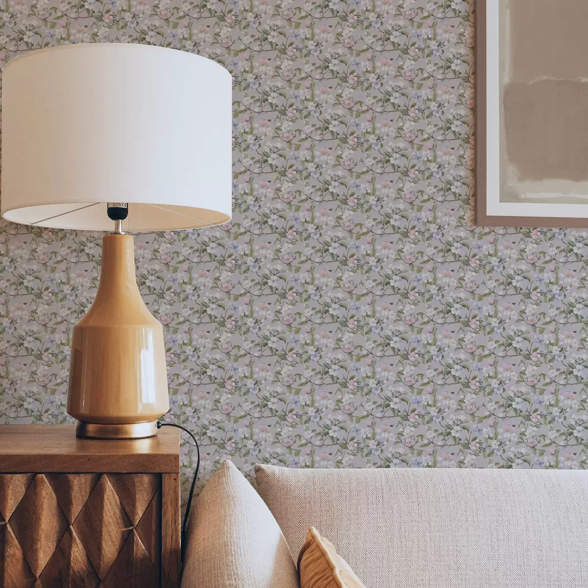 Позадина Пастелна цветна дијагонала у стилу ренесансног текстила a00205