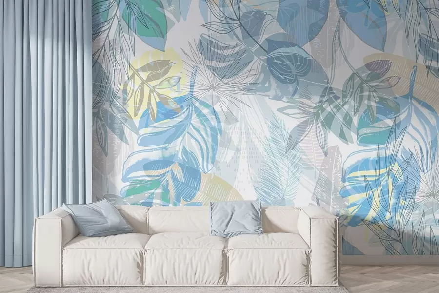 wall murals палмино лишће w04107v1