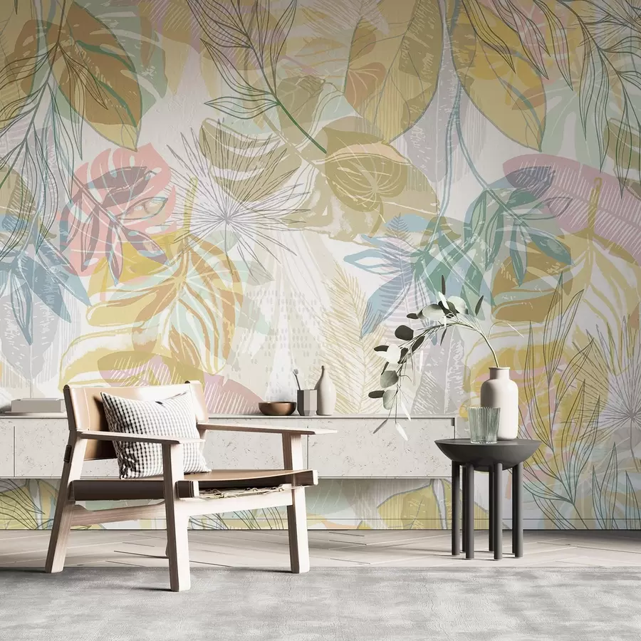 wall murals палмино лишће w04107v2