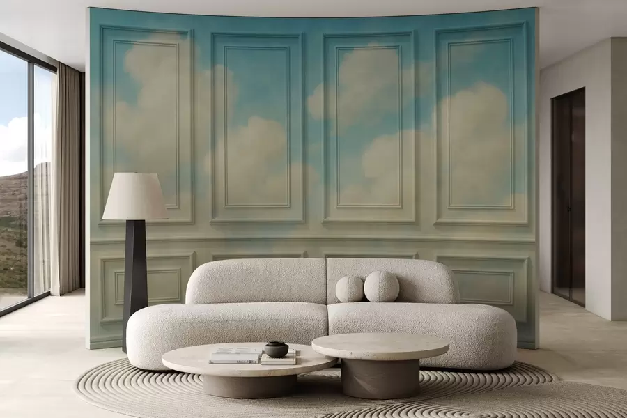 wall murals Имитација калупа са прозрачним облацима w04110