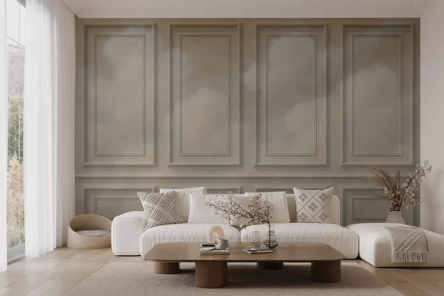 wall murals Имитација калупа са прозрачним облацима w04110v1