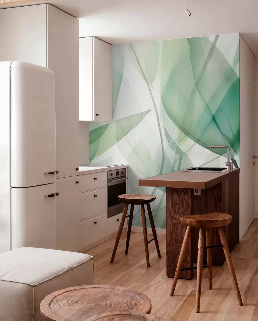 wall murals Провидне жиле лишћа w04145