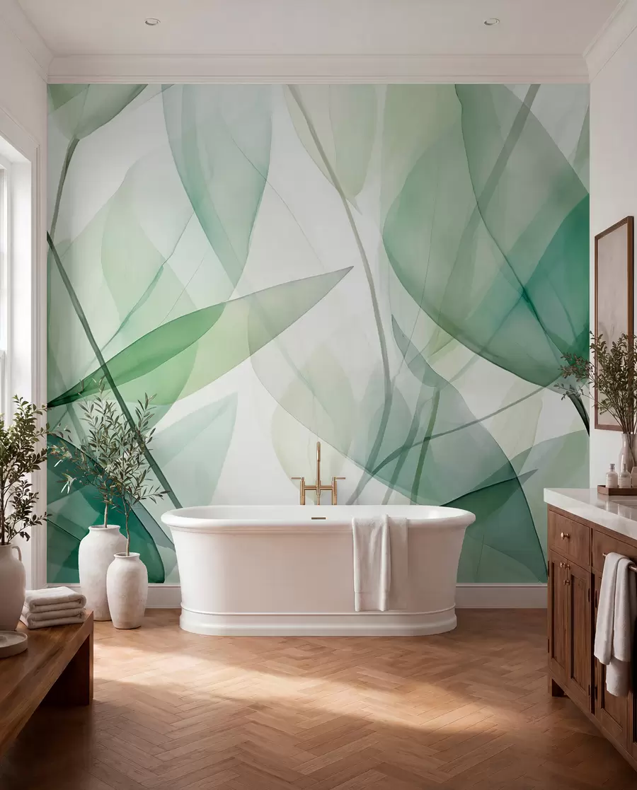 wall murals Провидне жиле лишћа w04145