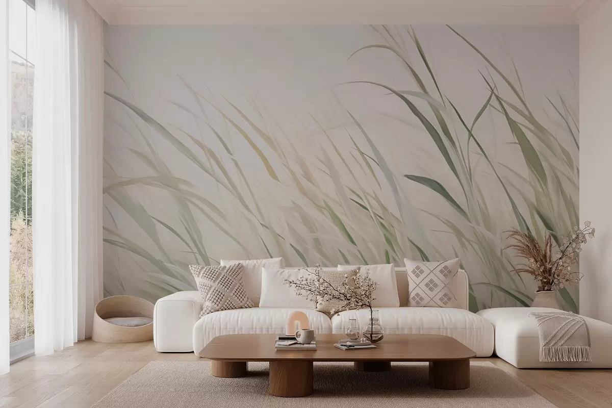 wall murals Сликање имитацијом траве w04175