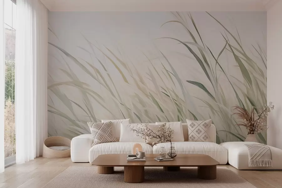 wall murals Сликање имитацијом траве w04175