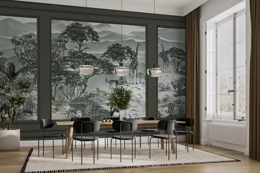 wall murals Афричке животиње w09230v1