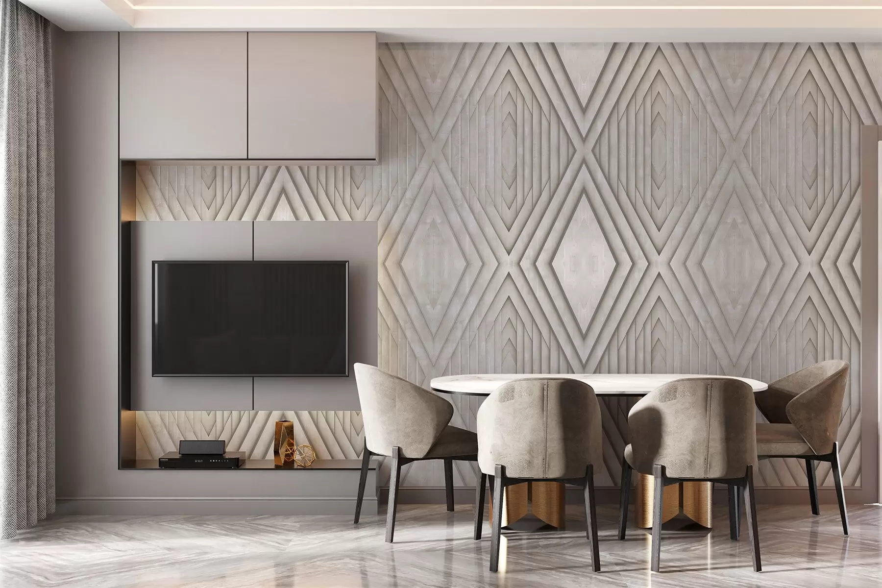 wall murals имитација дрвених панела у беж бојама w04168