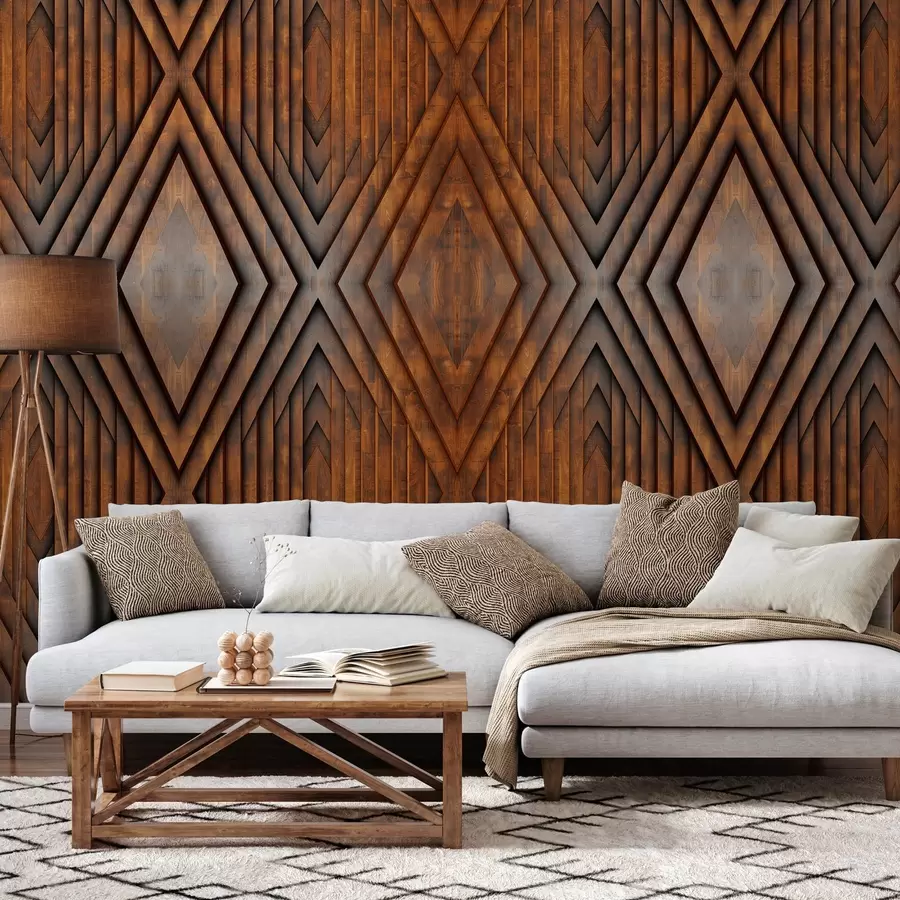 wall murals имитација дрвених панела w04168v1