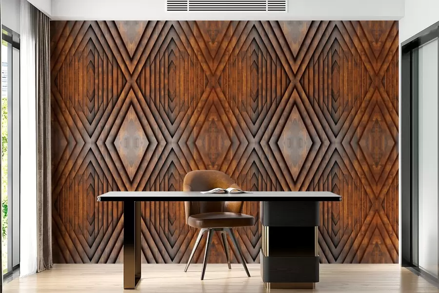 wall murals имитација дрвених панела w04168v1