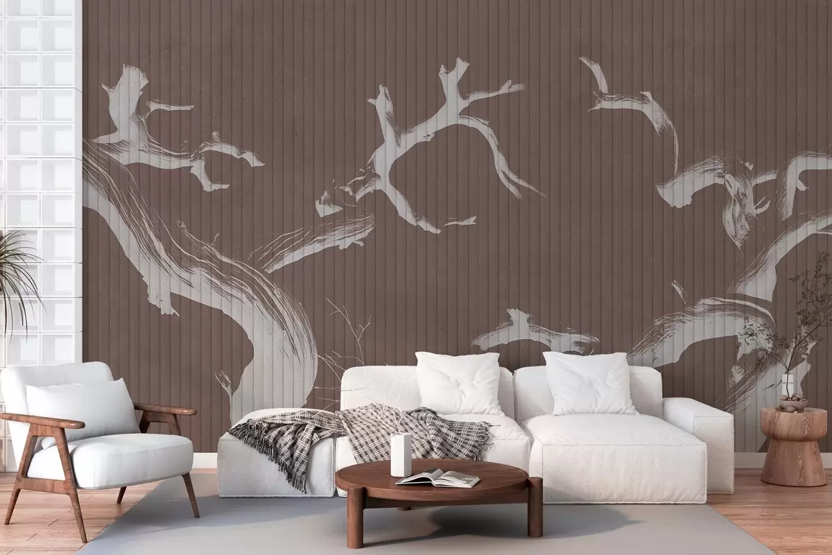 wall murals Грациозне силуете дрвећа w04131