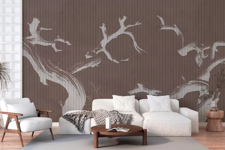wall murals Грациозне силуете дрвећа w04131