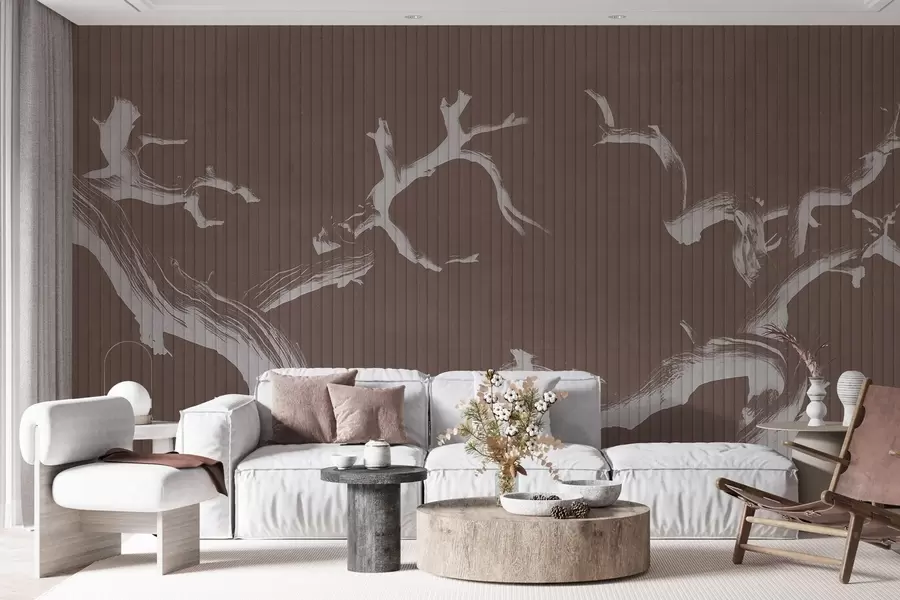 wall murals Грациозне силуете дрвећа w04131