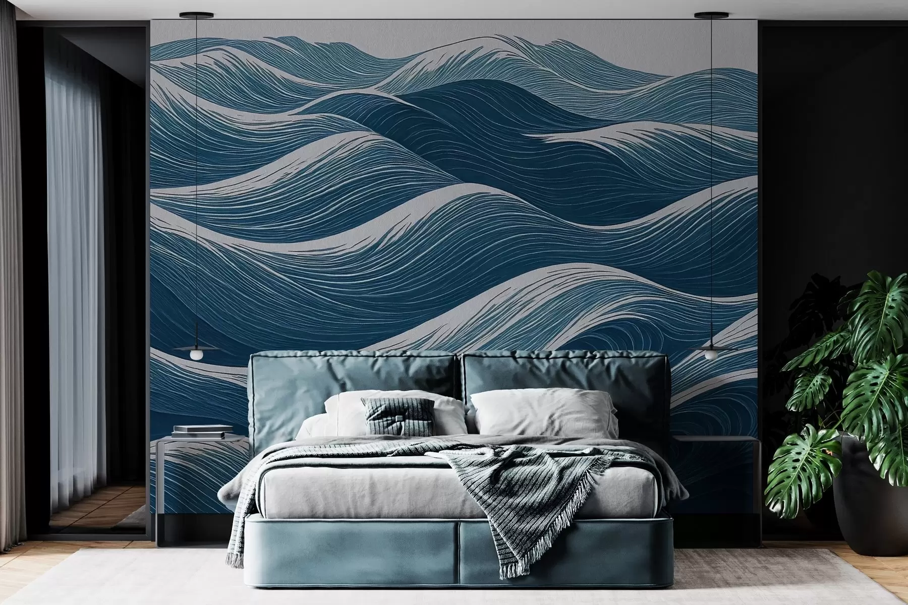 wall murals Таласи са преокретом w04184
