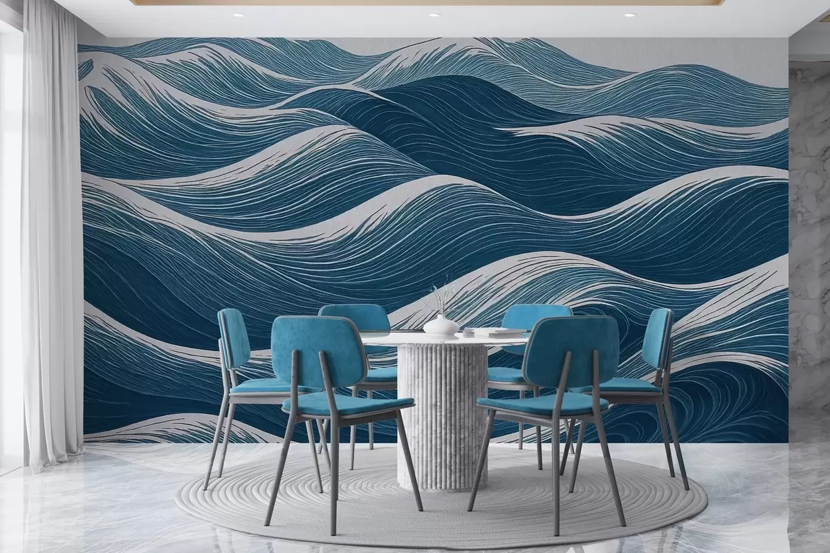 wall murals Таласи са преокретом w04184