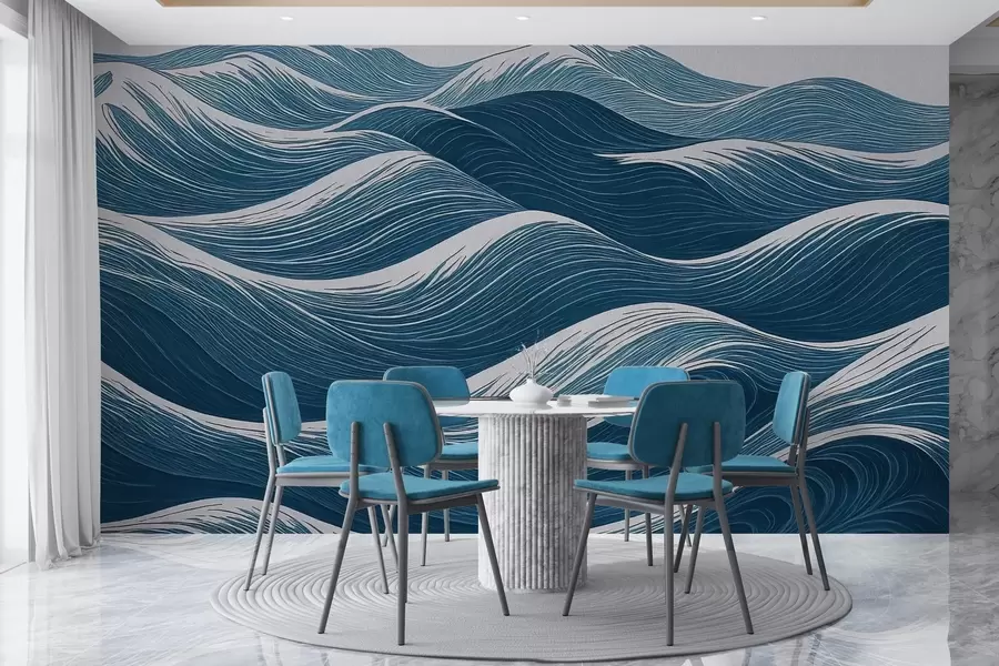 wall murals Таласи са преокретом w04184