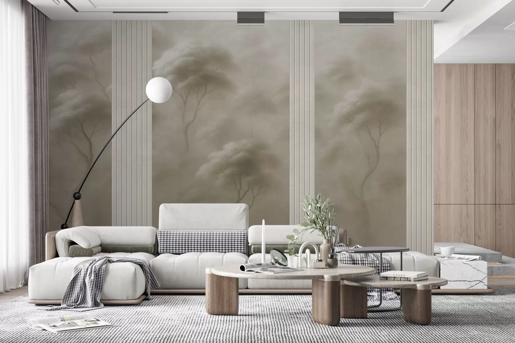 wall murals Шума сусреће панелну уметност w04187v1