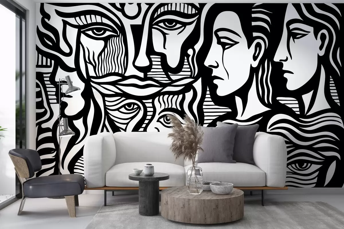 wall murals Апстрактна анатомија w04191