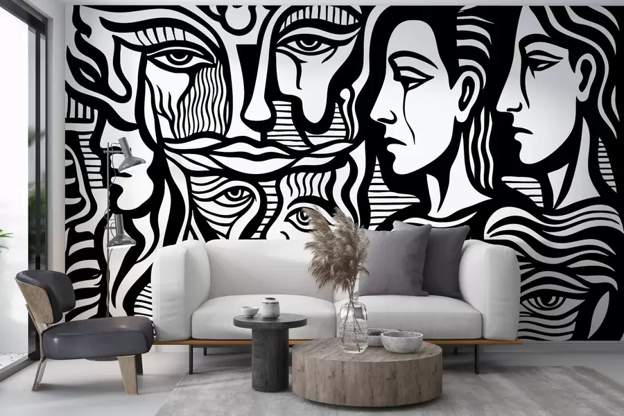 wall murals Апстрактна анатомија w04191