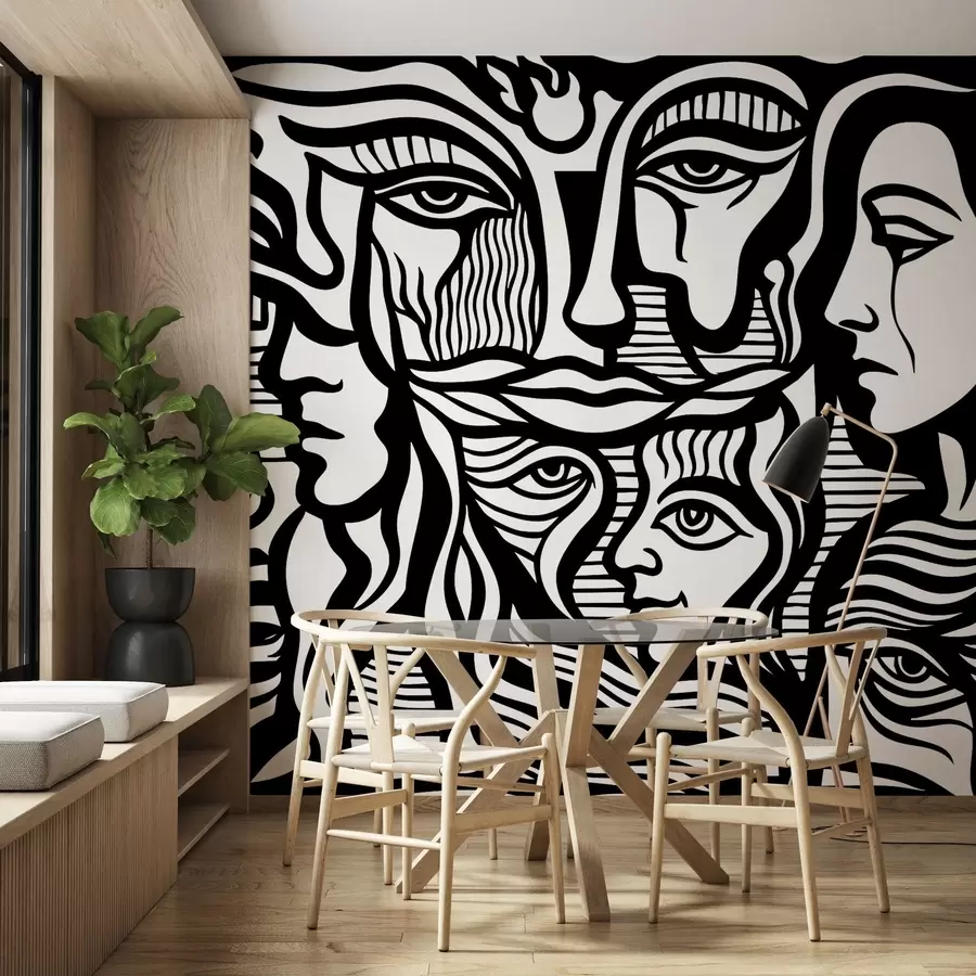 wall murals Апстрактна анатомија w04191