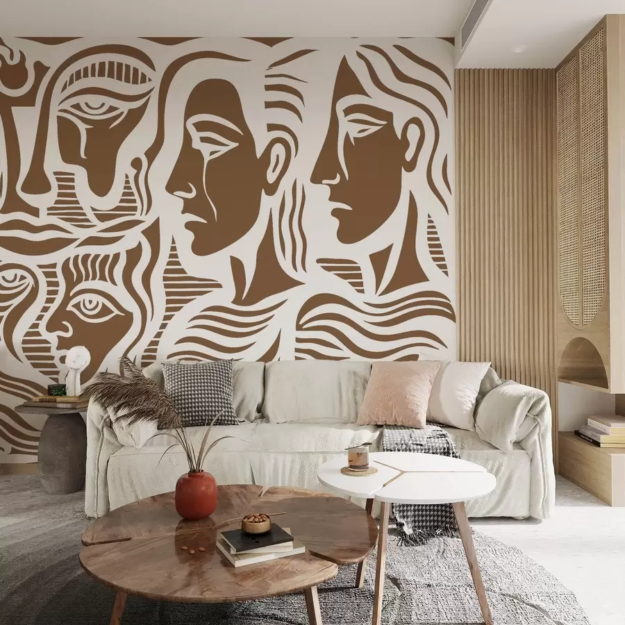 wall murals Апстрактна анатомија w04191v1