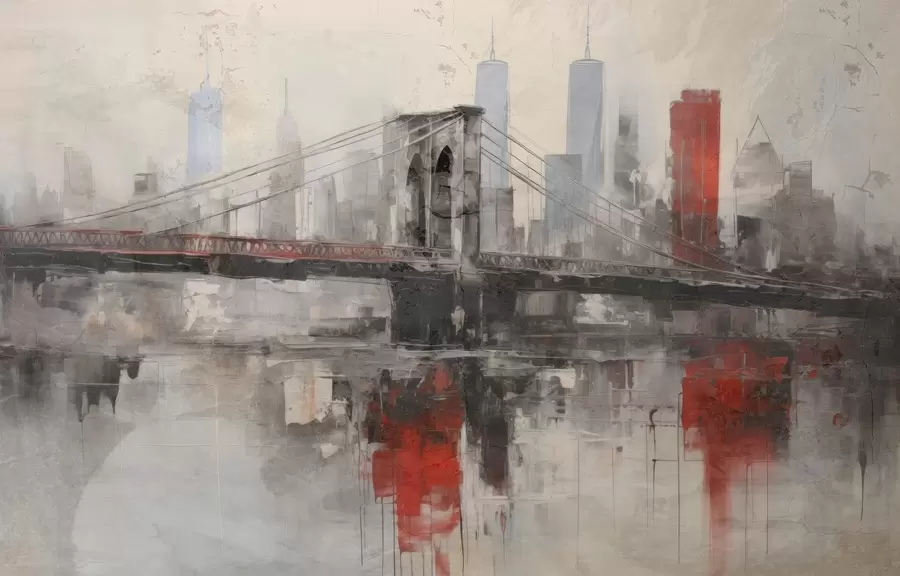 wall murals Урбани поткровни пејзаж w04192