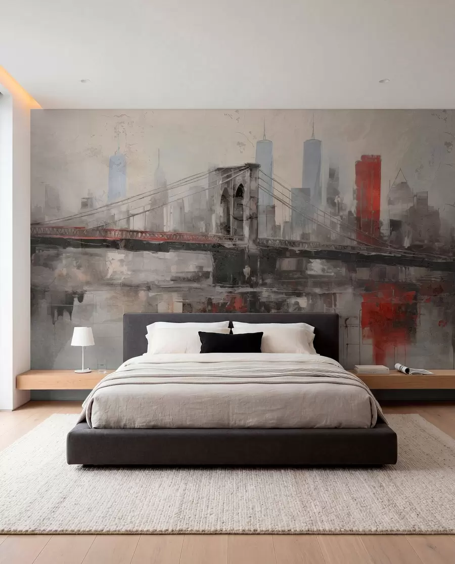 wall murals Урбани поткровни пејзаж w04192
