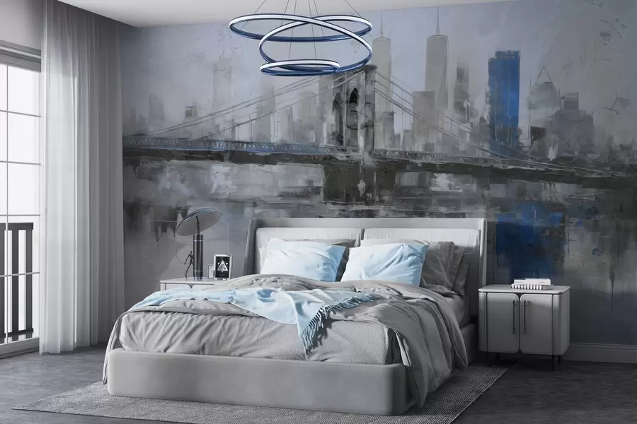 wall murals Урбани поткровни пејзаж w04192v1
