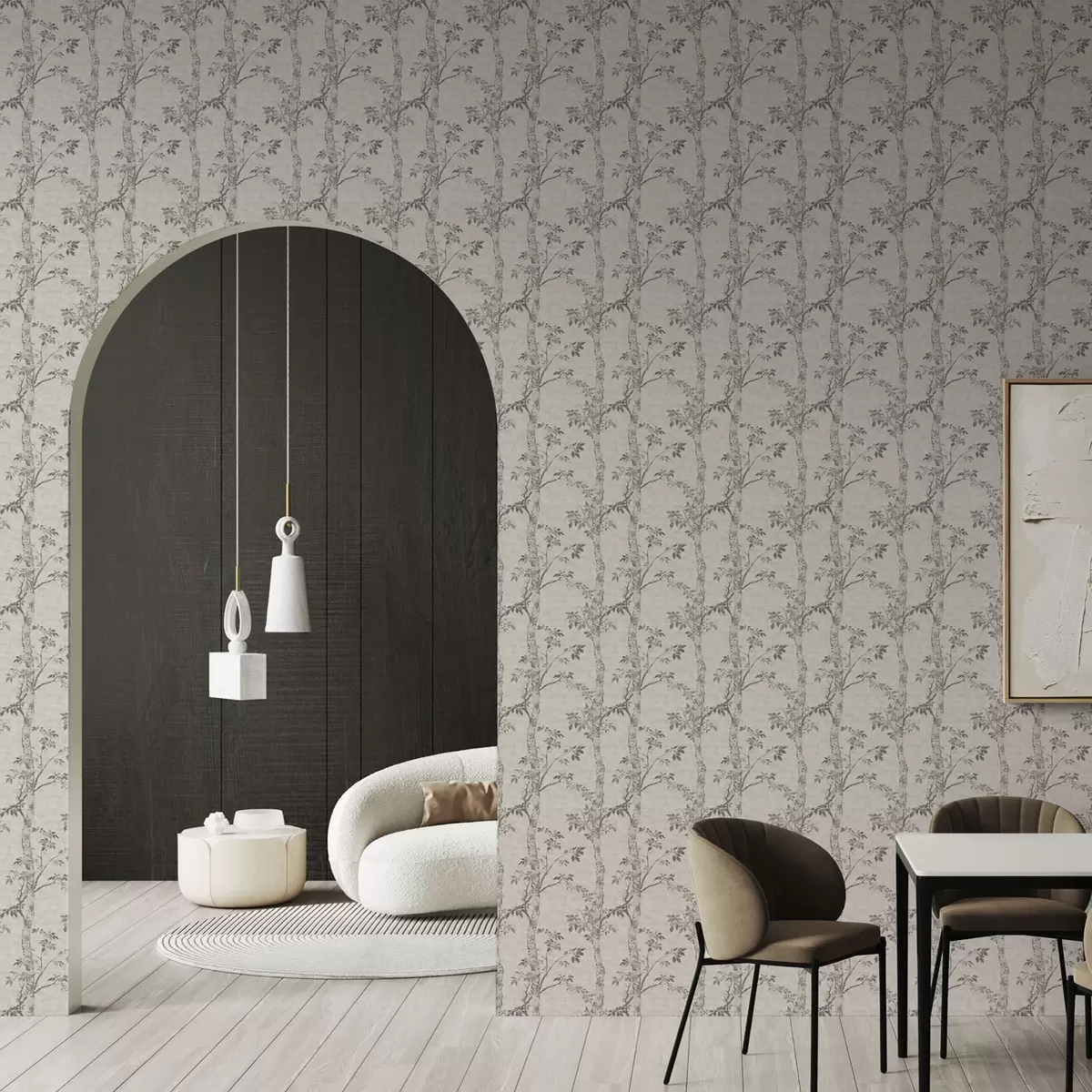 Позадина Гране брезе са лишћем, текстурирана позадина a00257v1