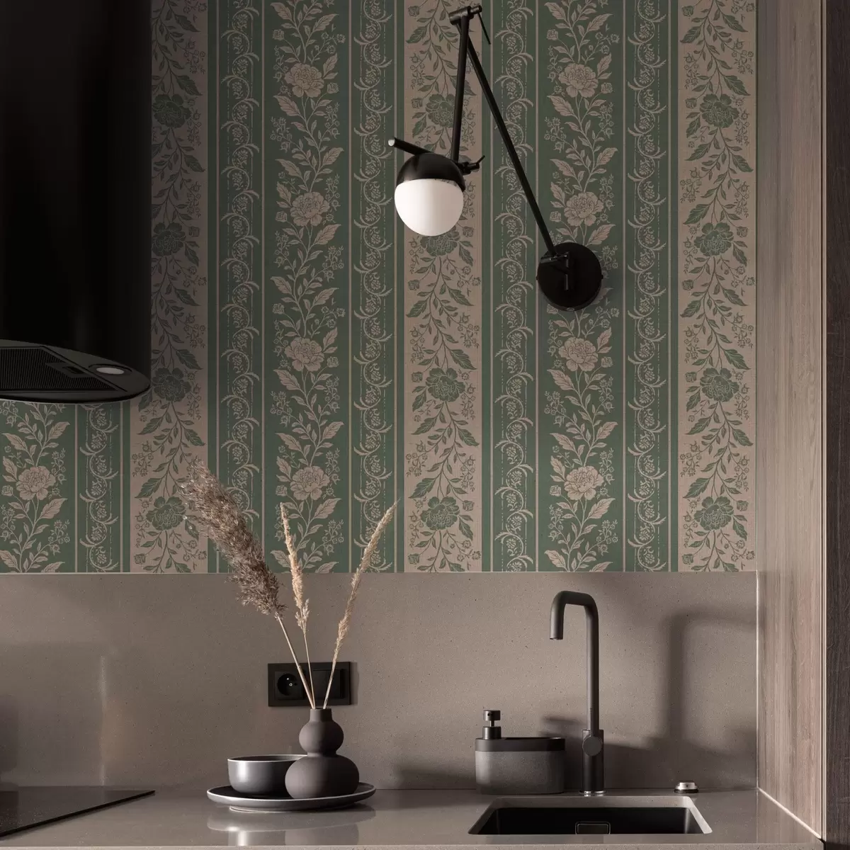 Позадина Вертикалне пруге са цветним узорком a00273