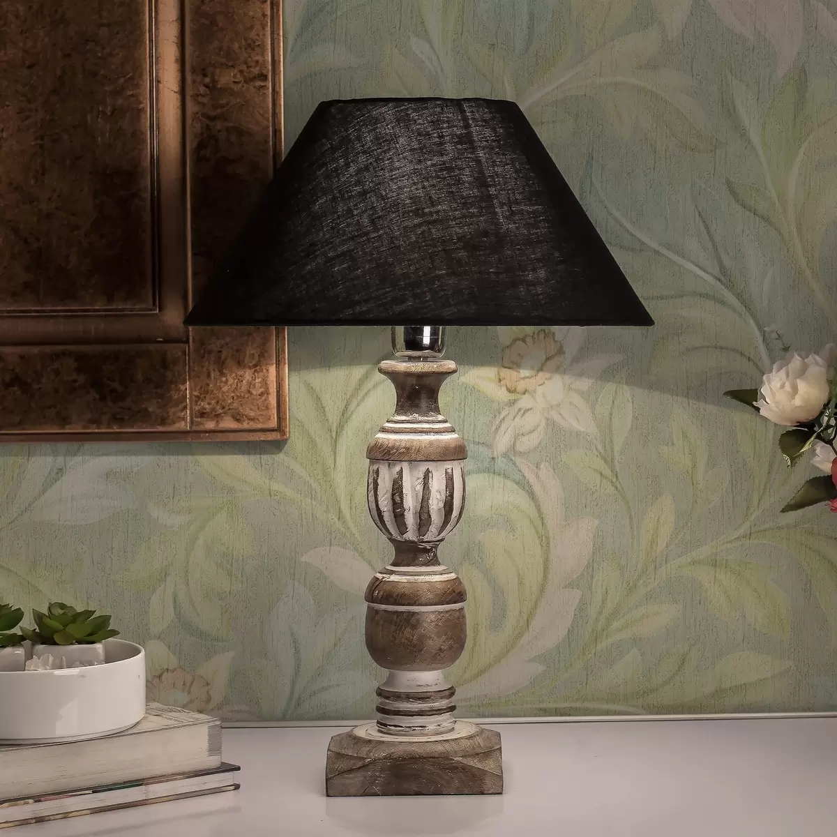 Позадина Винтажно лишће на зеленој позадини, пастелне боје a00277