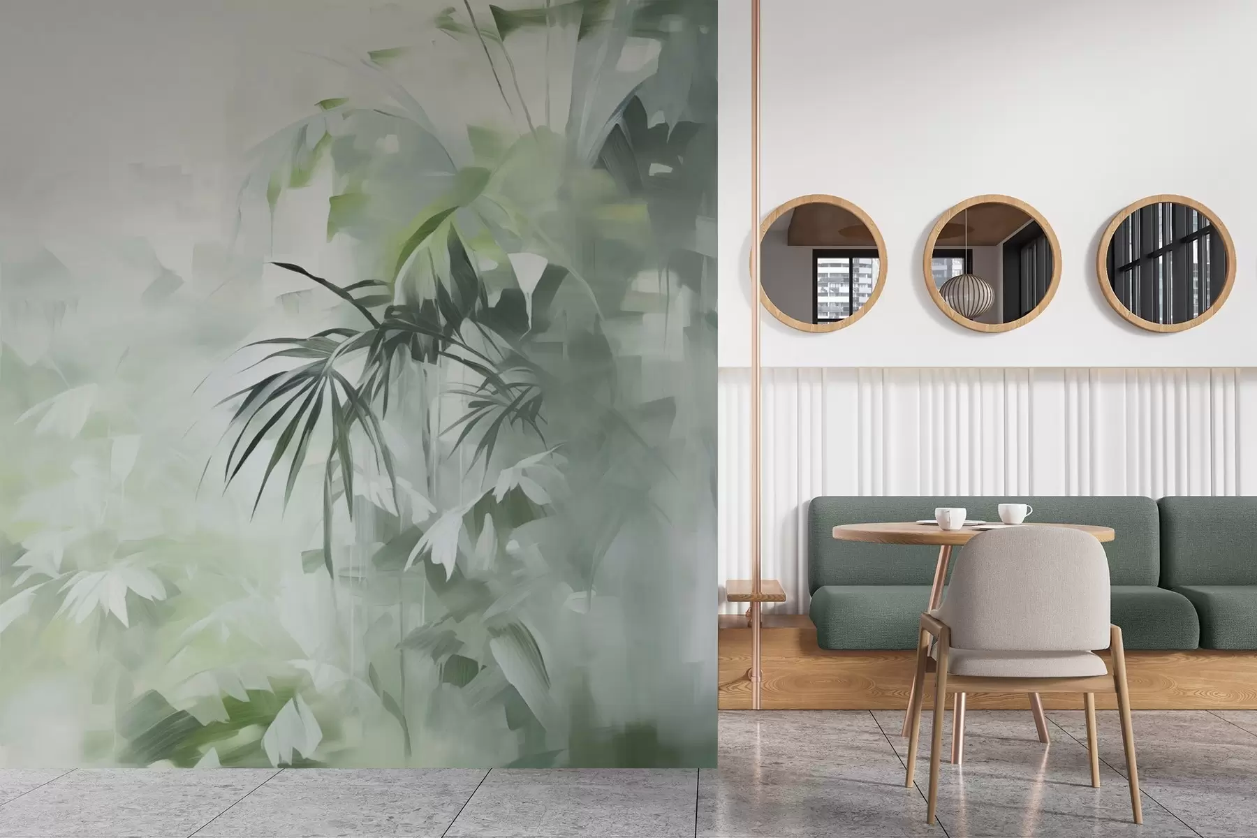 wall murals Сликање имитације џунгле w04265