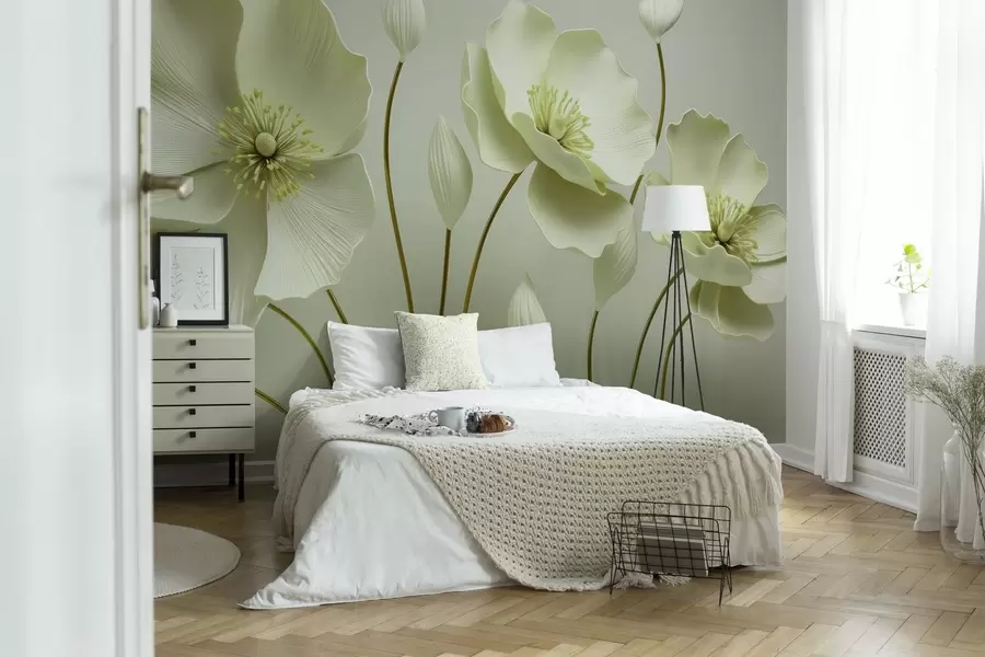 wall murals Грациозно цвеће w04248v2