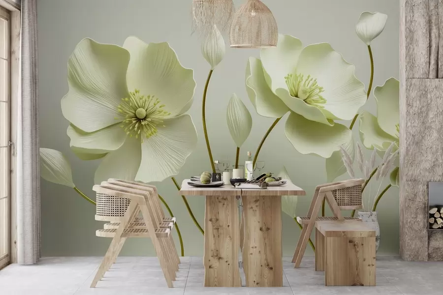 wall murals Грациозно цвеће w04248v2