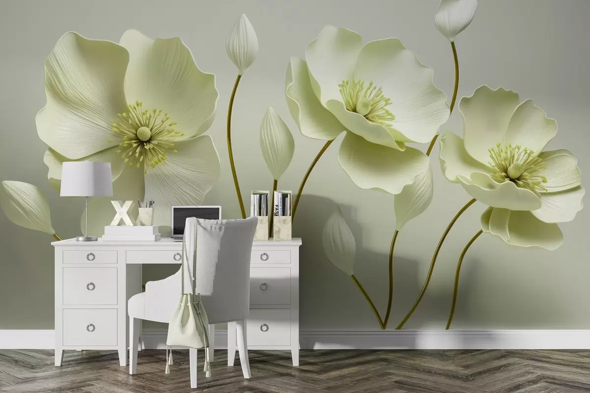 wall murals Грациозно цвеће w04248v2