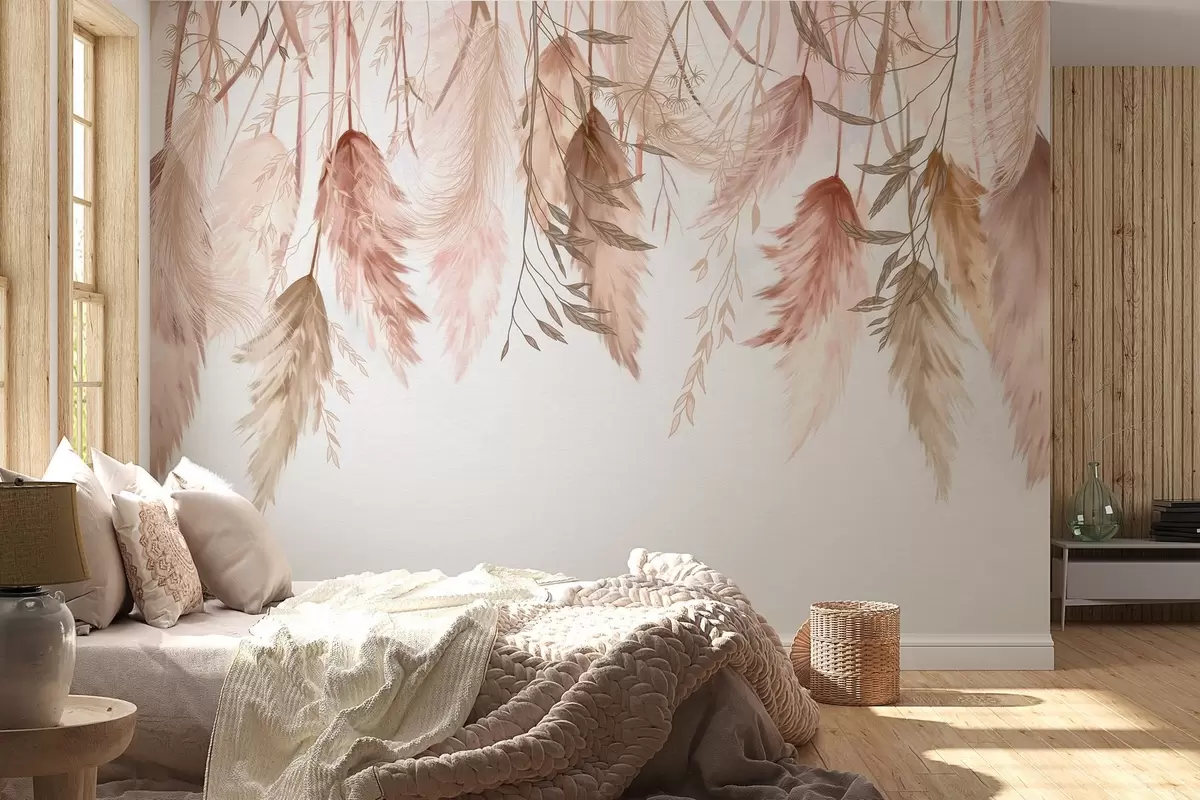 wall murals Сушени цветови цвећа w04253