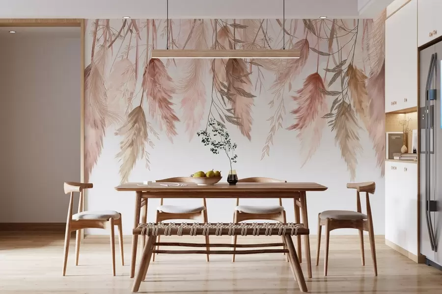 wall murals Сушени цветови цвећа w04253