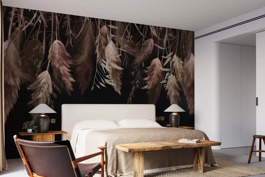 wall murals Сушени цветови цвећа w04253v1